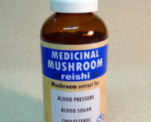 Red reishi mushroom tincture